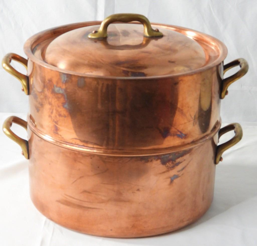 Vintage Copper steamer Pot (1 of 8)