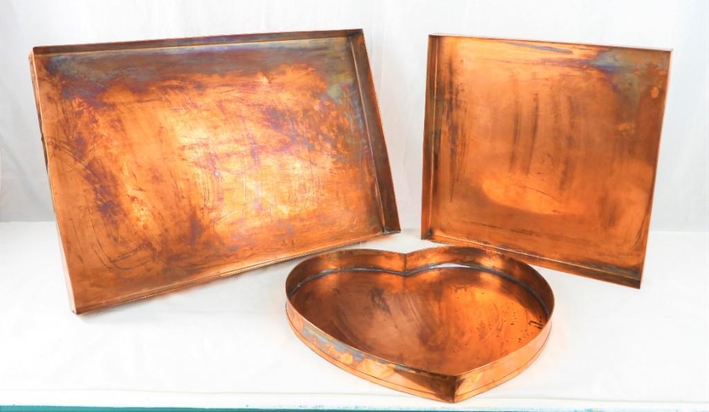 Three Copper cake mold (1 of 4)