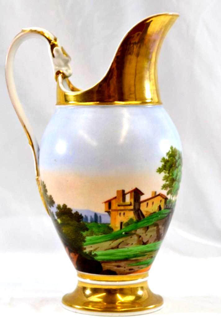 A Paris Porcelain AIGUIERE or Pitcher from FRANCE 19th (1 of 14)