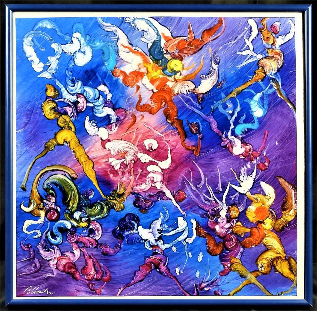 REGINALD POLLACK, OIL ON MASONITE: Pollack was born to Hungarian immigrants in Middle Village, Long Island, New York, on July 29, 1924. He graduated from the High School of Music and Art in New York City. Pollack had an identical twin