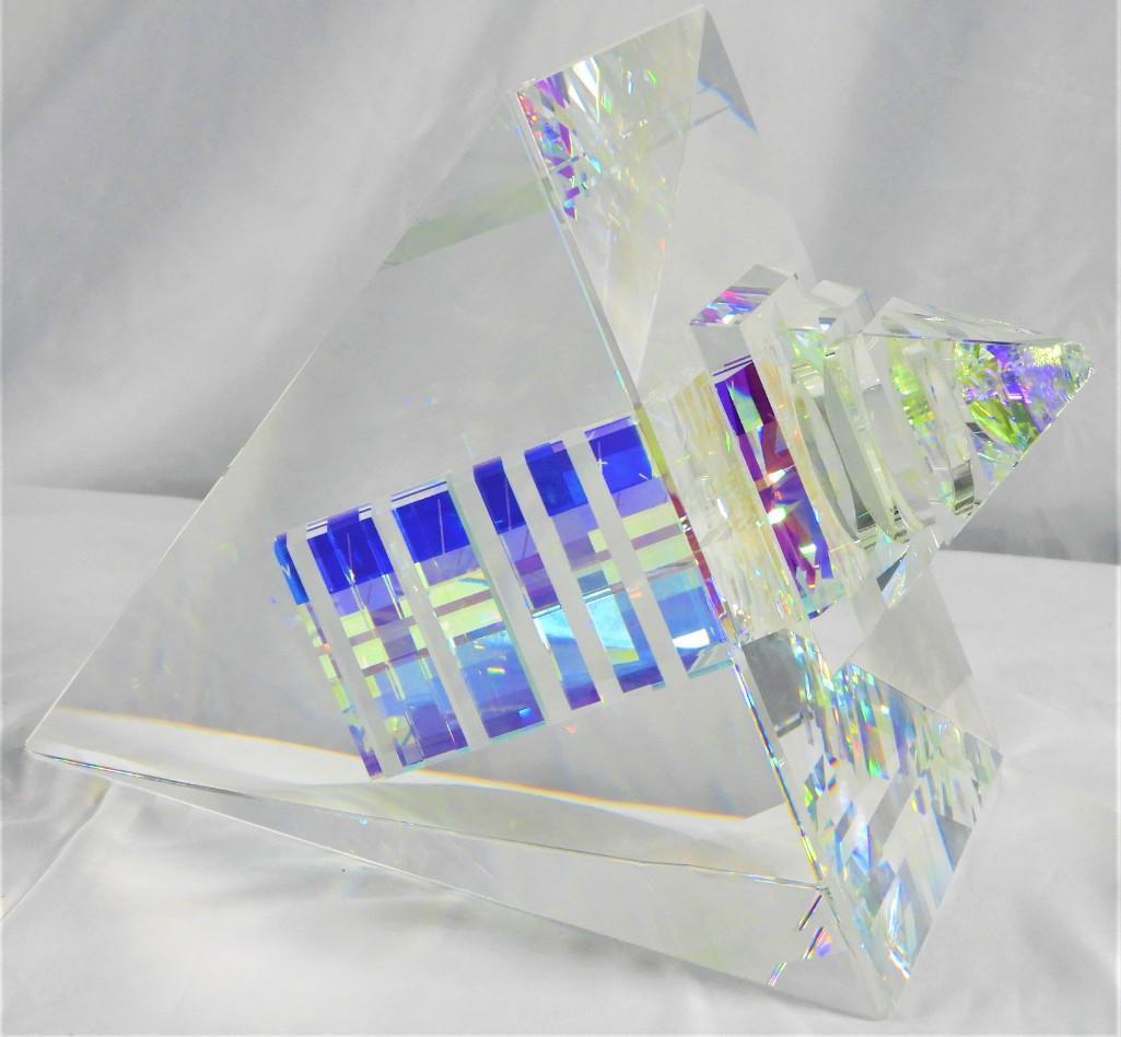Toland Sand (CA., b.1949), Dichroic Art Glass Sculpture (1 of 16)