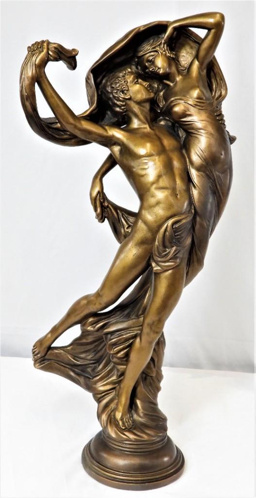 Large Austin @1996 Sculpture Dancing Lovers Bronze Statue (1 of 10)