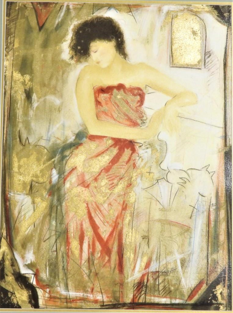 Treby Janet: Red Dress 1999- Serigraph (1 of 7)