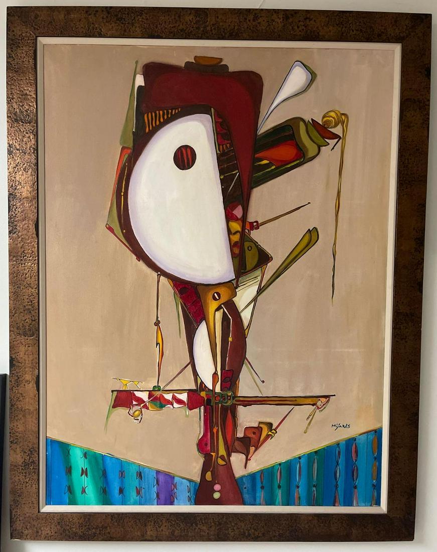 Jose Mijares,(1921 - 2004) Oil on Canvas (1 of 3)