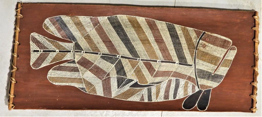 Wallaby Bark Painting (1 of 5)