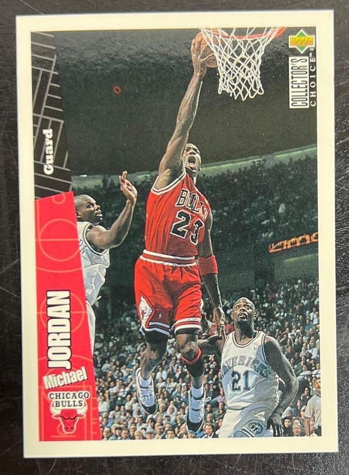MICHAEL JORDAN  1997 Upper Deck Collectorâ€™s Choice Basketball #CH3 (1 of 2)