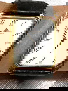 Vintage Baume & Mercier 14k Yellow Gold Wristwatch: Vintage Baume & Mercier 14k Yellow Gold Wristwatch