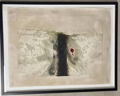 Enrique Gay Garcia Cuban, 1928-2015 Framed Mixed Media on paper signed.: Enrique Gay Garcia Cuban, 1928-2015 Framed Mixed Media on paper signed and dated 1985 DIMENSIONS with frame : Height 25.75 inch / 65,5 cm Length 33.80 inch / 86 cm DIMENSIONS wit