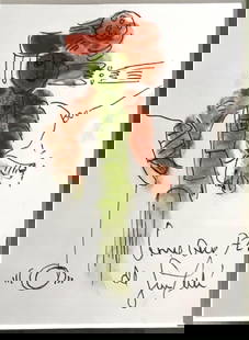 Gina PELLON (1926-2014) Cuban artist framed mixed media on paper: Gina PELLON (1926-2014) Cuban artist framed mixed media on paper, signed lower right and dated 72 DIMENSIONS with frame : Height 11 inch / 28 cm Length 9 inch / 22,8 cm