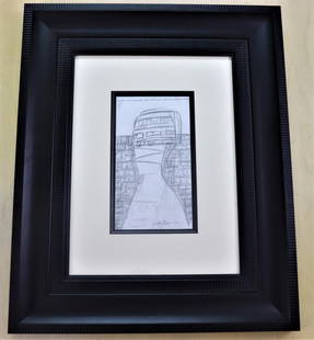 Cundo Bermudez (1914-2008) Cuban Artist, Drawing on paper: Cundo Bermudez (1914-2008) Cuban Artist , Drawing on paper Dimension with frame : 19 inch X 23.5 inch / 48 cm X 59 cm Dimension without frame : 5.25 inch X 9.5 inch / 13 cm X 24 cm