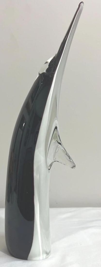 Italian Luigi Mellara , Murano Glass Art Glass Penguin Sculpture Figure (1 of 8)