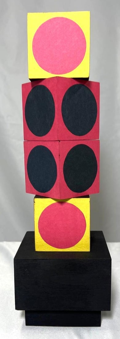 Sandu Darie CUBAN 1908-1991 Modern Totem wood Sculpture (1 of 8)