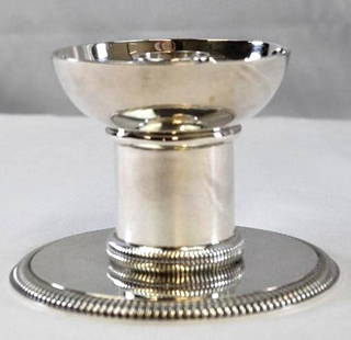 Jean DESPRES Sterling Silver: Jean DESPRES Sterling Silver Jean Despres worked mostly in silver plate. Its very rare to find sterling silver pieces. This piece is an excellent example of French art deco design dimensions: H 7