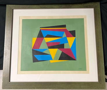 Sandu Darie (Cuba 1908 - 1991) Untitled Oil on paper: Sandu Darie (Cuba 1908 - 1991) Untitled Oil on paper DIMENSIONS with frame : Height 23.10 inch / 58,6 cm Length 26 inch / 66 cm DIMENSIONS with