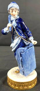 Volkstedt German Porcelain Figurine: Volkstedt German Porcelain Figurine DIMENSIONS : Height 7.50 inch / 19 cm Diameter Base 3.10 inch / 8 cm