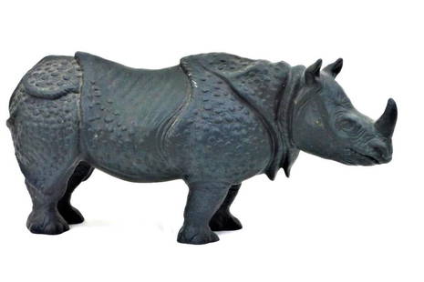 Rhinoceros by Jean Boggio for Haviland FRANCE 20th Century 14/250 Only 250: Rhinoceros by Jean Boggio for Haviland in ceramic from FRANCE 20th Century 14/250 Only 250 this one is the number 14 Jean Boggio, born in 1963, is a French contemporary jeweler-goldsmith. He opened h