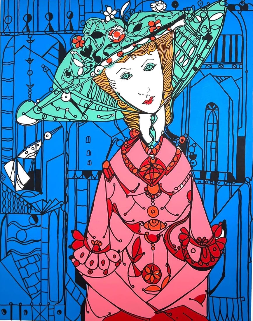 Unframed Artist Proof Lithograph signed and dated by Jose Maria Mijares (Cuban, 1921-2004) (1 of 6)