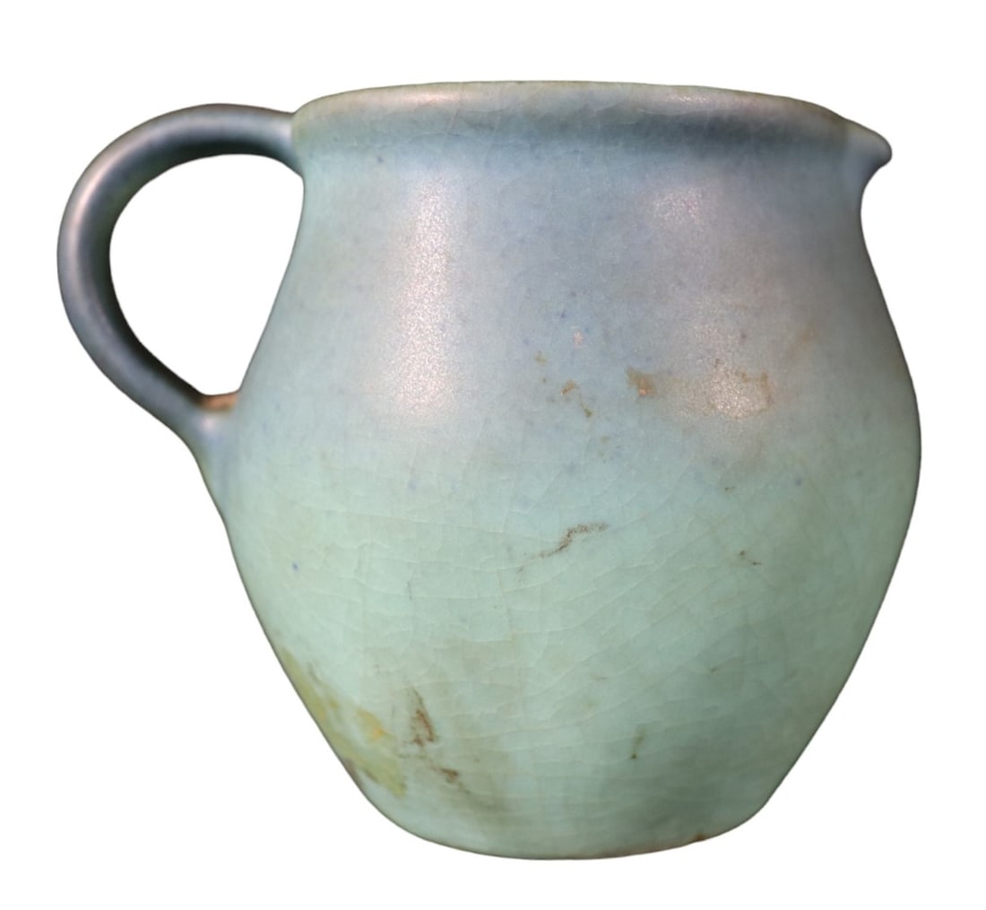 VAN BRIGGLE POTTERY HEART MUG (1 of 6)
