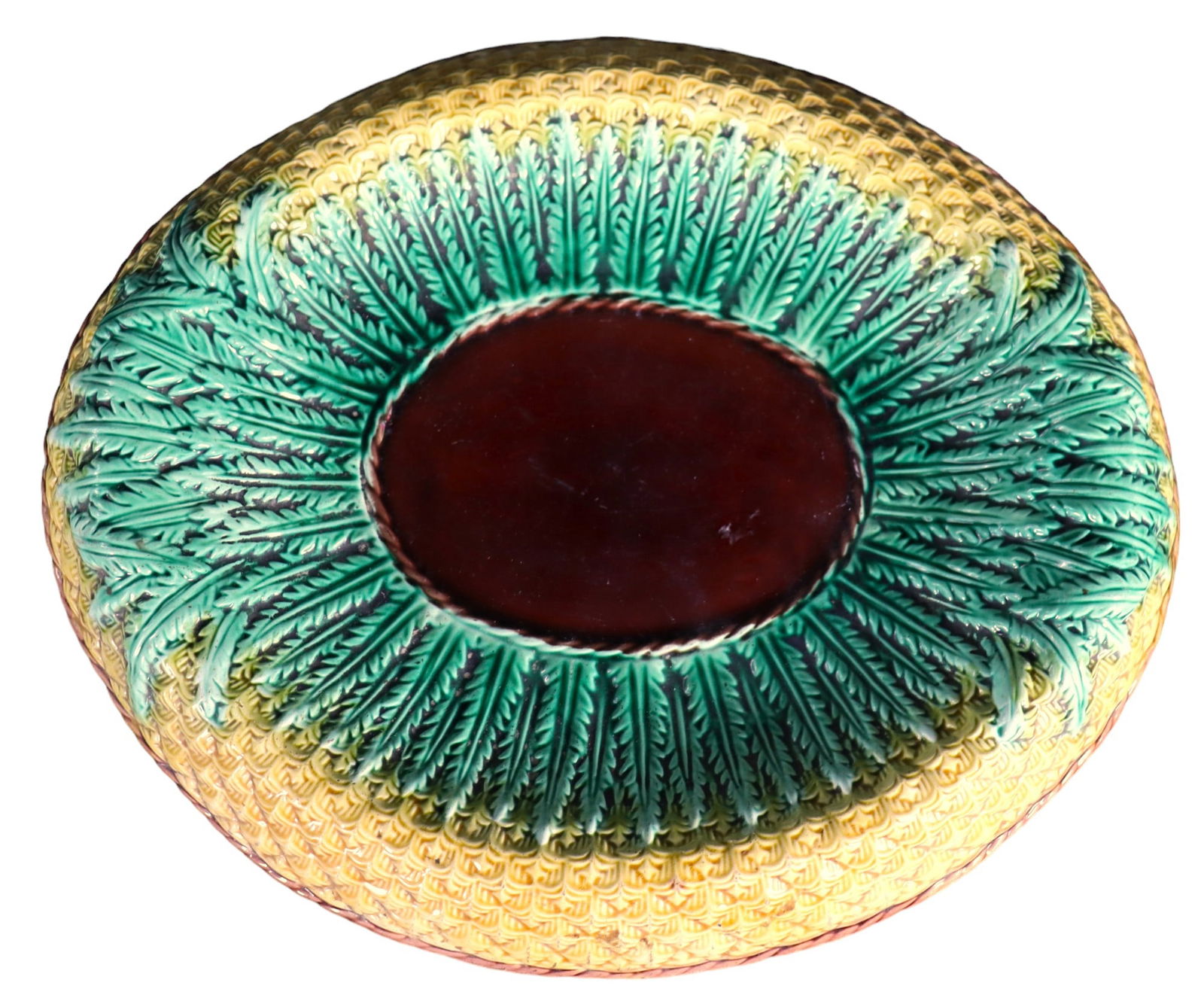 Majolica Bread Platter Pineapple Pattern (1 of 6)