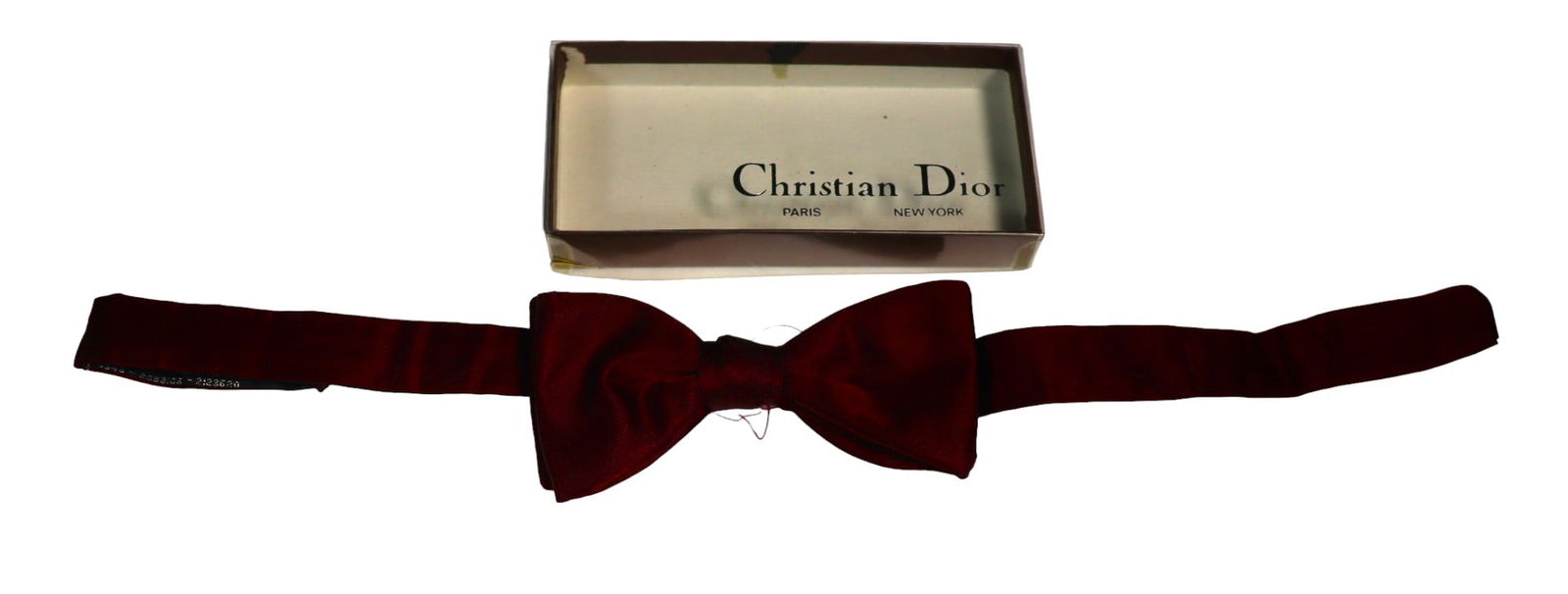 Straight Edge Bow Tie by Christian DIOR with box (1 of 10)