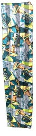 Picasso styled Scarf made KOREA 100% Polyester, silk feel