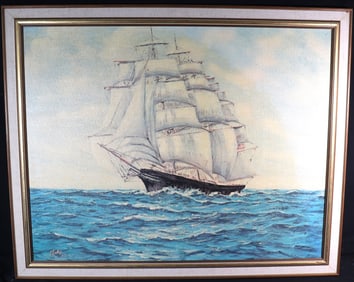 FRAMED GICLEE ON CANVAS BY J. LINKS