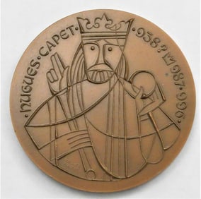 Bronze Medal HUGUES CAPET 938- 996