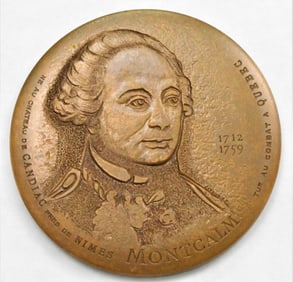 Bronze Medal MONTCALM 1712- 1759