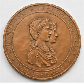 Bronze Medal LOUIS III and CARL OMAN II