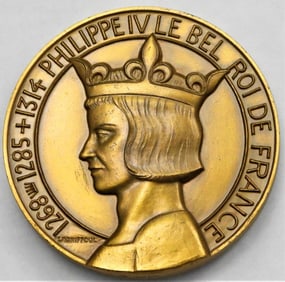 Bronze Medal PHILIPPE IV LE BEL