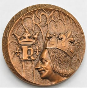 Bronze Medal CHARLES V Le Sage