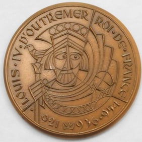 Bronze Medal LOUIS IV (921-954)
