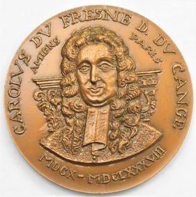 Bronze Medal Charles Du FRESNE, Sieur du CANGE (1610-1688)