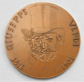 Bronze Medal GIUSEPPE VERDI (1813-1901)