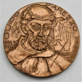 Bronze Medal GUIDO D'AREZZO