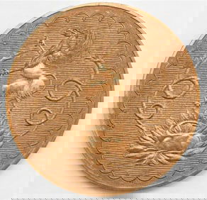 Bronze Medal Medal signed Pouillard