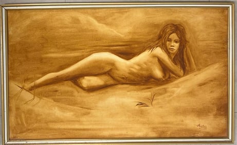 Framed Mixed Media on canvas panel signed ARTHUR Lower Right