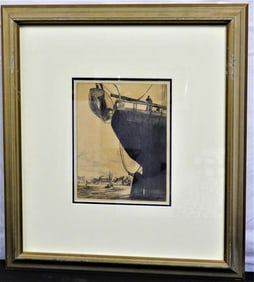 Framed Print of boat