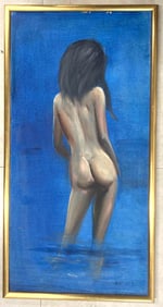 Framed Mixed Media on Wood signed ARTHUR lower right