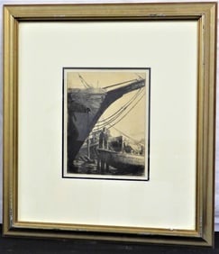 Framed Print of boat