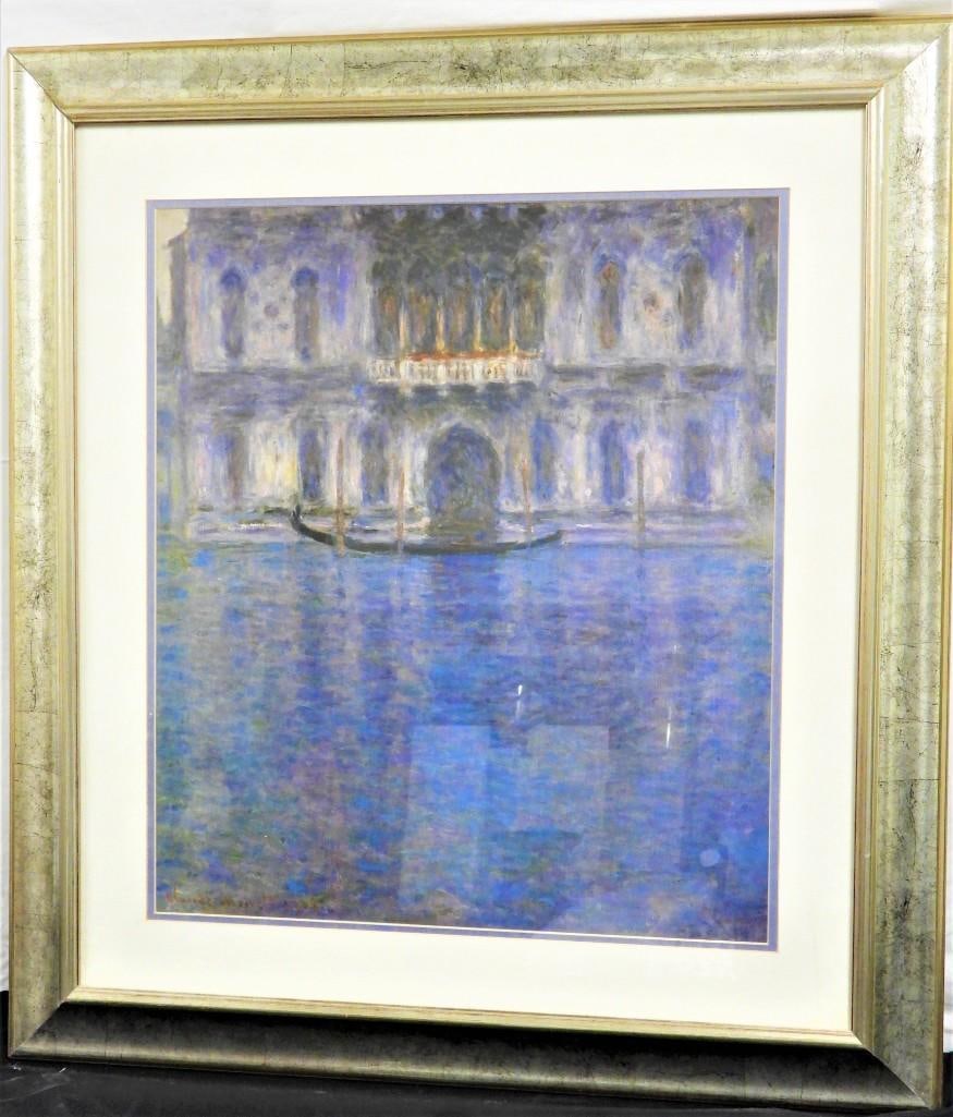 Framed Print, After Claude Monnet: Framed Print, After Claude Monnet DIMENSIONS: Height 33 Inch X 84 cm Width 30 Inch X 76 cm