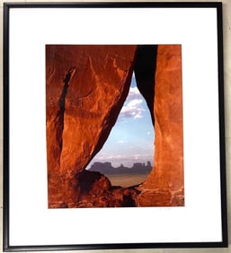 Framed Enhanced Photograph signed lower right