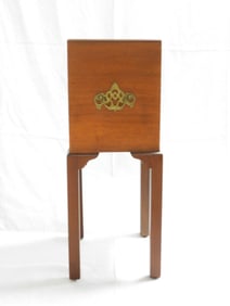 Small open wooden cabinet