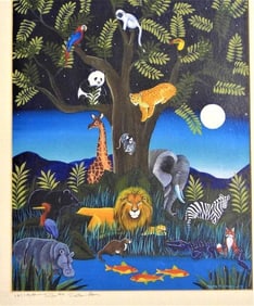 Framed lithograph signed Roth SCHINDLER and numbered