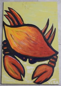 Oil on canvas, signed VERA, lower Right.