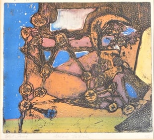 Framed Artist Proof, signed, title Dream Vehicle