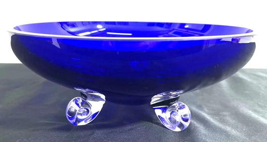 Cobalt Blue Glass Bowl
