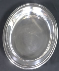 Large Silverplate Oval Serving Dish by Christofle Paris France