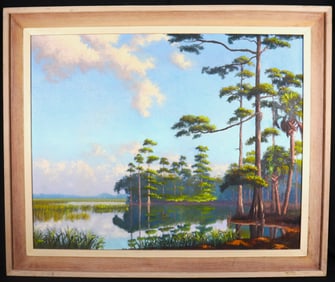 Framed Oil on Canvas signed D.D. Brown "D.D." Brown (b. 1947)