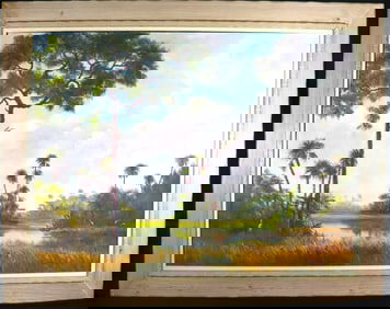 Framed Oil on Canvas signed Mary Coulter (1880-1966)